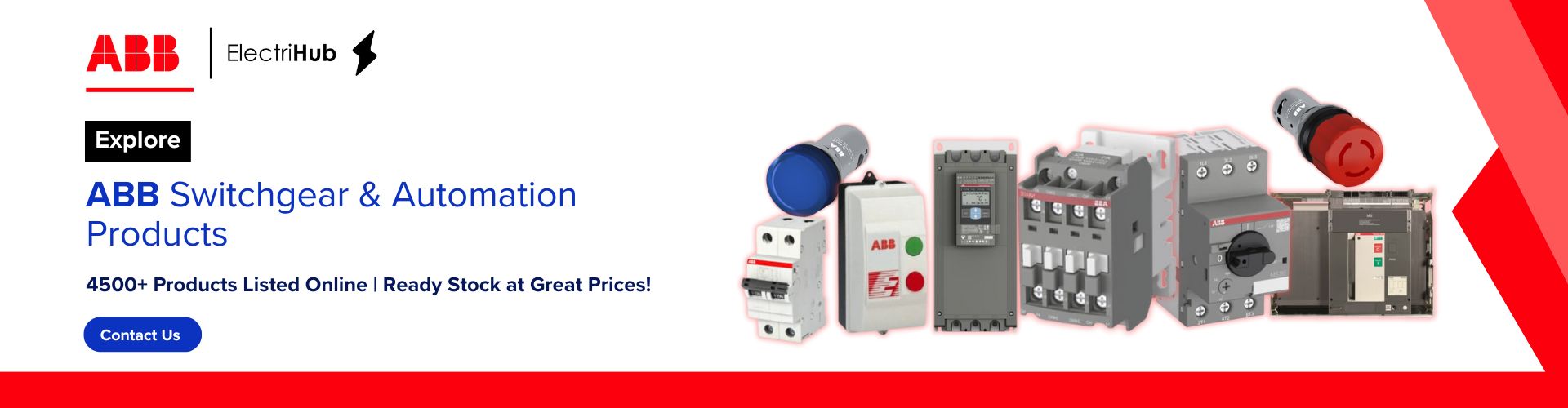 ABB Electrical Switchgear and Automation Huge Online Range in Stock at Electrihub