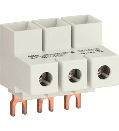 1SAM201913R1103 - S1 - M3 - 35 3 - phase power infeed block Flat, for MS116 / MS132, 35mm2, Type E - ABB