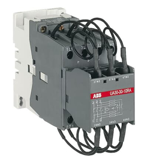 1SBL281024R8010 - UA30 Capacitor Duty Contactor 30kVAR, Coil Voltage 220-230Vac, Aux. Contact 1NO - ABB