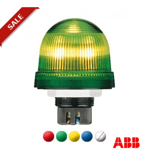1SFA616080R1138 - Flashing light, 115Vac. With integrated xenon tube,SIGNAL BEACON,KSB-113 Clear - ABB