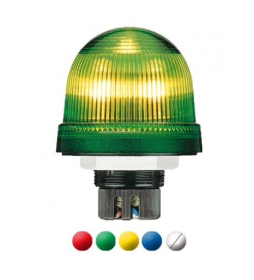1SFA616080R4014 - Permanent light, 12-240Vac/DC. For Bulb BA 15d Bulb not Included, SIGNAL BEACON,KSB-401Blue - ABB