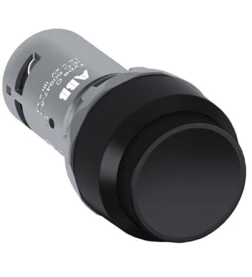 1SFA619102R1056 - Extended Head, Momentary, Non-illuminated extended pushbutton CP3-10B-02, Black, 2NC, 300V - ABB