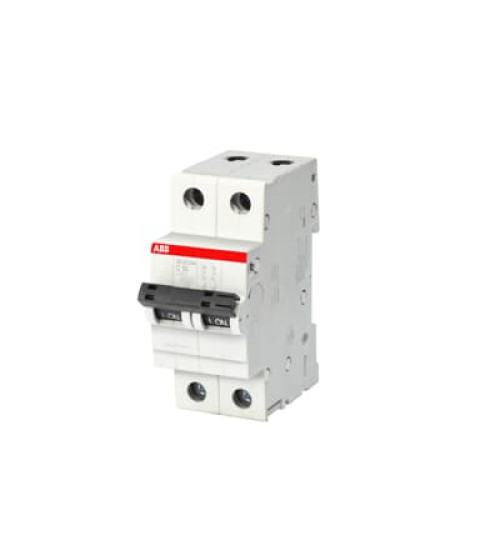 1SYS272012R0504 - SB202, 2P 50A 10kA C-Curve MCB - ABB
