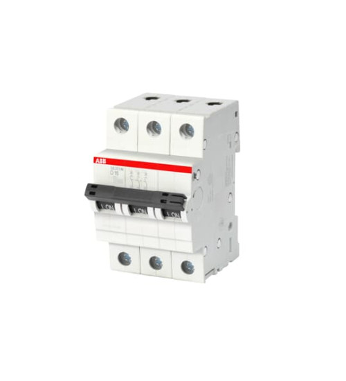 1SYS273012R0634 - SB203, 3P 63A 10kA C-Curve MCB - ABB