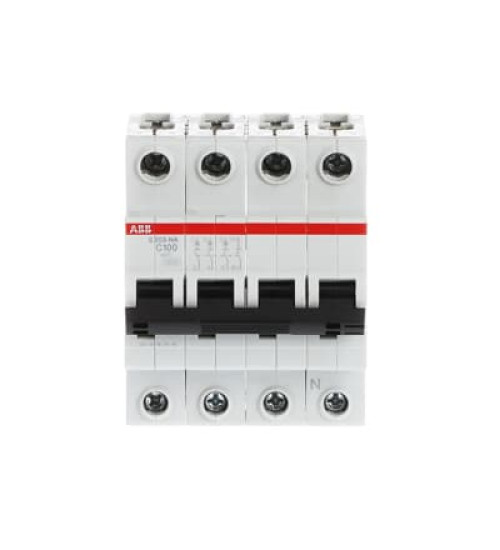 2CDS253103R0824 - S203-C100NA, 3P+N 100A 6kA C-Curve MCB - ABB