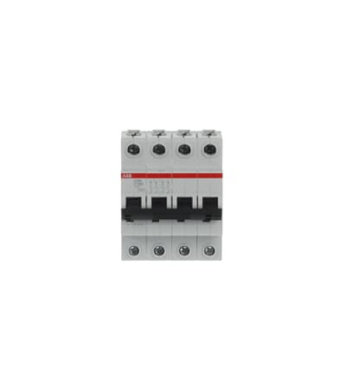 2CDS254001R0824 - S204-C100, 4P 100A 6kA C-Curve MCB - ABB