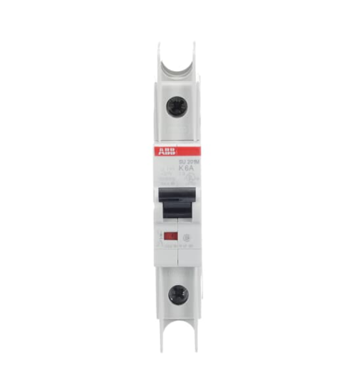 2CDS271337R0377 - Miniature Circuit Breaker - SU200M - 1P - 6 A - K - ABB