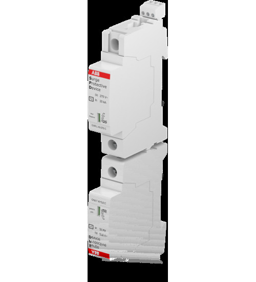 2CTB803871R1700 - Surge Protection Device,Single Pole,275V,40kA,OVR T2 40-275 P TS QS - ABB