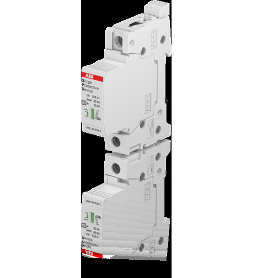 2CTB815708R0000 - Surge Protection Device,Single Pole,275V,80kA,OVR T2 80-275s P TS QS - ABB