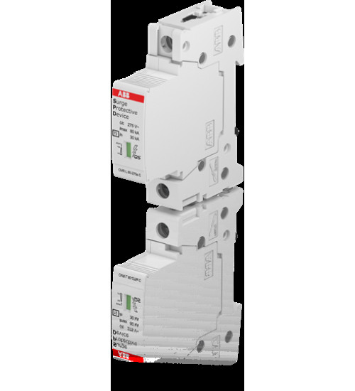 2CTB815708R1200 - Surge Protection Device,Single Pole,275V,80kA,OVR T2 80-275s P QS - ABB
