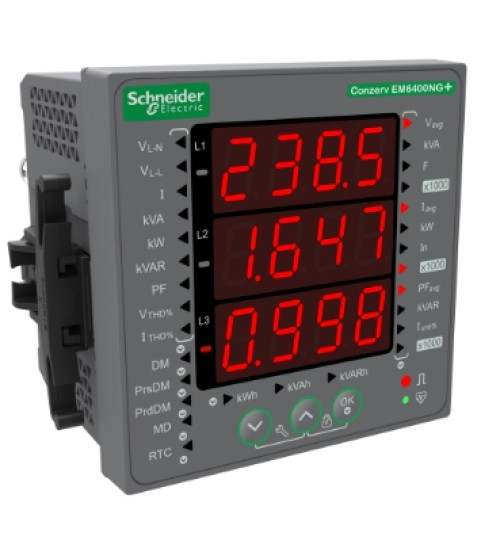 30002962 - DM1210 Single phase Voltmeter CI0.5 | Schneider Electric