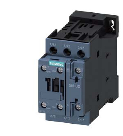 3RT2023-1BM408K - power contactor, AC-3e/AC-3, 9 A, 4 kW / 400 V, 3-pole, 220 V DC, auxiliary contacts 1 NO + 1 NC, screw terminal, size S0. - siemens