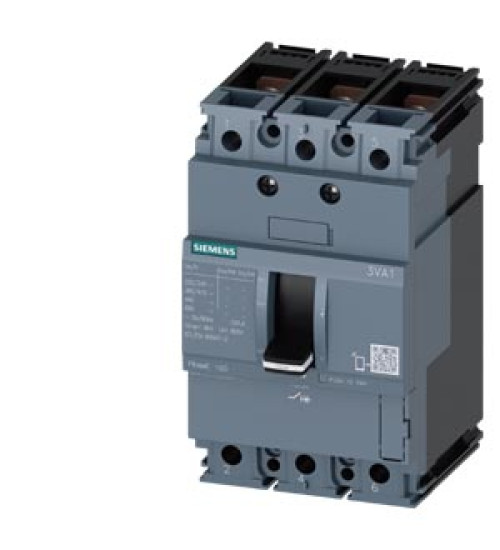 3VA1050-3ED32-0AA0 - MCCB 50 A, 3 Pole, 25 kA, Fixed O/L & Fixed S/C Settings, Thermal Magnetic Trip Unit (FTFM) - siemens