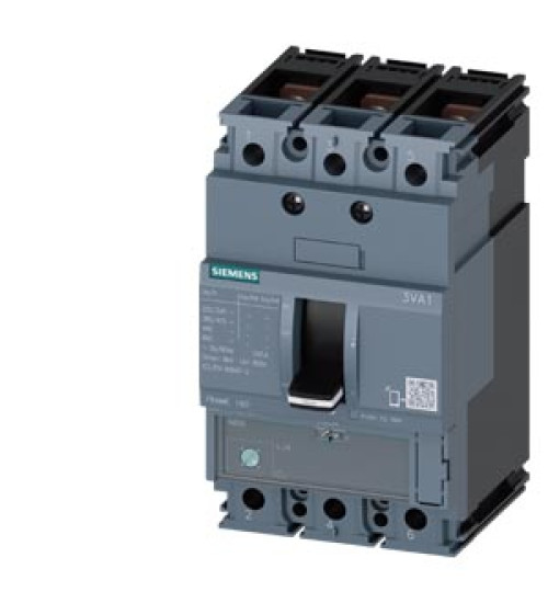 3VA1120-4EE32-0AA0 - MCCB 20 A, 3 Pole, 36 kA, Adjustable O/L & Fixed S/C Settings, Thermal Magnetic Trip Unit (ATFM) - siemens