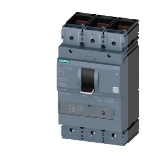 3VA1325-6MH32-0AA0 - circuit breaker 3VA1 IEC Frame 400 breaking capacity class H Icu=70 kA @ 415 V 3-pole, starter protection TM120M, AM, In=250 A without overload protection short-circuit protection Ii=8...16 x In nut keeper kit - siemens
