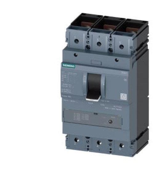 3VA1450-6MH32-0AA0 - circuit breaker 3VA1 IEC Frame 630 breaking capacity class H Icu=70 kA @ 415 V 3-pole, starter protection TM120M, AM, In=500 A without overload protection short-circuit protection Ii=5...10 x In nut keeper kit - siemens