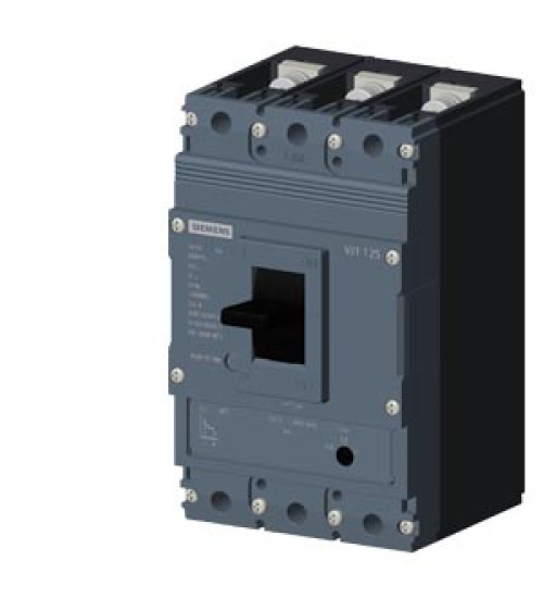 3VJ1192-5DB32-0AA0 - MCCB 25 A, 3 Pole, 36 kA, Adjustable O/L & Fixed S/C Settings, Thermal Magnetic Trip Unit (ATFM) - Siemens | Electrihub