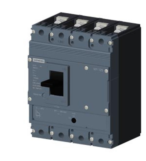 3VJ1192-7EB42-0AA0 - MCCB 25 A, 4 Pole, 55 kA, Adjustable O/L & Fixed S/C Settings, Thermal Magnetic Trip Unit (ATFM) - Siemens | Electrihub