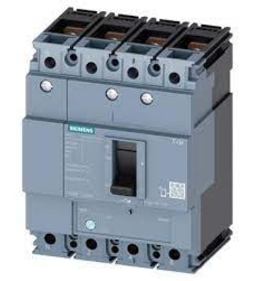 3VM11165GE420AA0 - MCCB 160 A, 4 Pole, 55 kA, Adjustable O/L & Fixed S/C Settings, Thermal Magnetic Trip Unit (ATFM) - Siemens | Electrihub