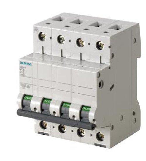 5SL44107RC - Betagard MCB 10 A, 4 Pole, 10 kA, C-Curve - siemens