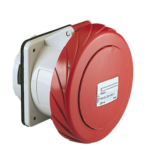81695 - PratiKa industrial socket - 125 A - 3P + N + E - 380...415 V AC - IP67 - Schneider Electric
