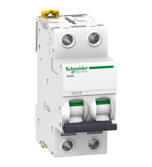A9F89206 - iC60H - miniature circuit breaker - 2P - 6A - C curve AC Schneider Electric