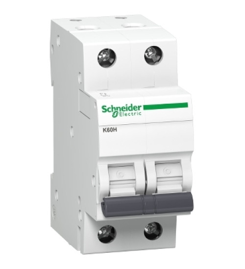 A9KF71206 - Acti9 K60H 2P AC 6 A AC C curve 10000 A AC Schneider Electric