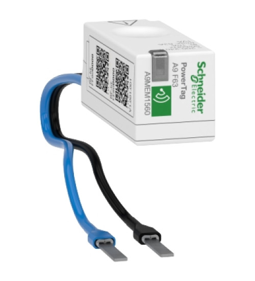 A9MEM1560 - energy sensor, PowerTag Flex 230V 63A 1P+N top and bottom position - Schneider Electric