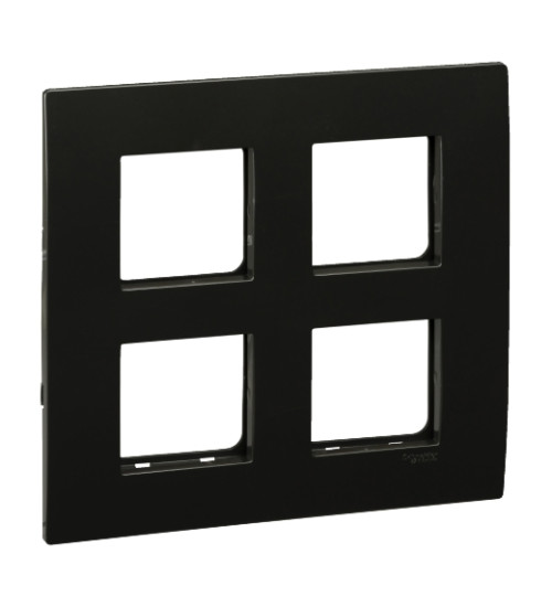 AAKY0809 - Opale cover frame 8 module with fixing frame 8 module CG - Square - Schneider Electric