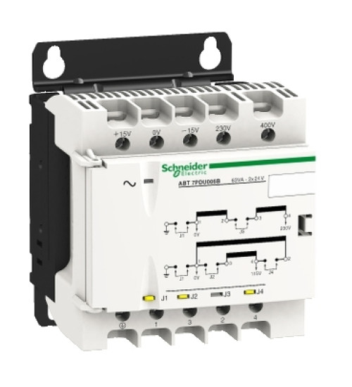 ABT7PDU002B - voltage transformer - 230..400 V - 2 x 24 V - 25 VA AC Schneider Electric