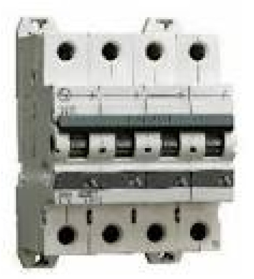 AU10ST0043C - 4A 3P+N 10kA Curve-C Exora MCB - L&T