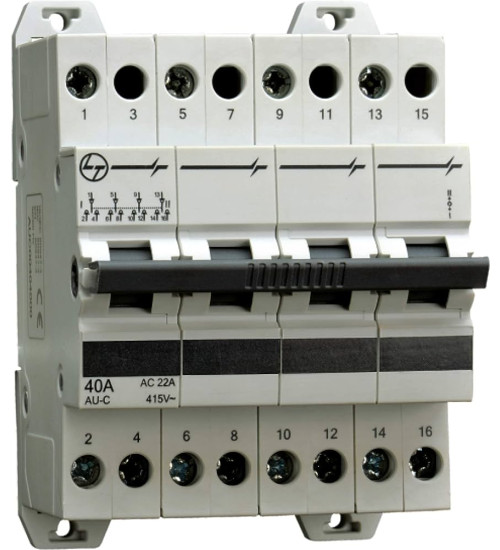 AUC00404000 - 40A, 4P, 4 Mod, Changeover Switch - L&T