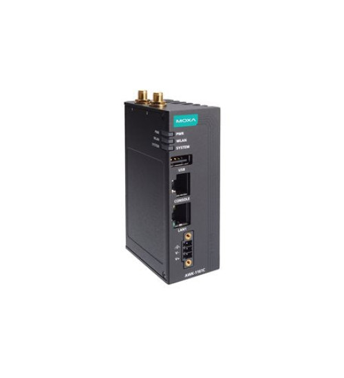 AWK-1161C-UN-T, Industrial 802.11ax wireless client with 1 10/100/1000BaseT(X) port, IP30, UN band, -40 to 75°C operating temperature