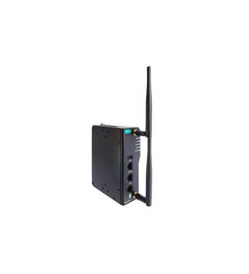 AWK-3262A-US-T, Advanced industrial 802.11ax wireless AP/bridge/client with 1 10/100/1000/2500BaseT(X) and 1 10/100/1000BaseT(X) port, US band, IP30, -40 to 75°C operating temperature
