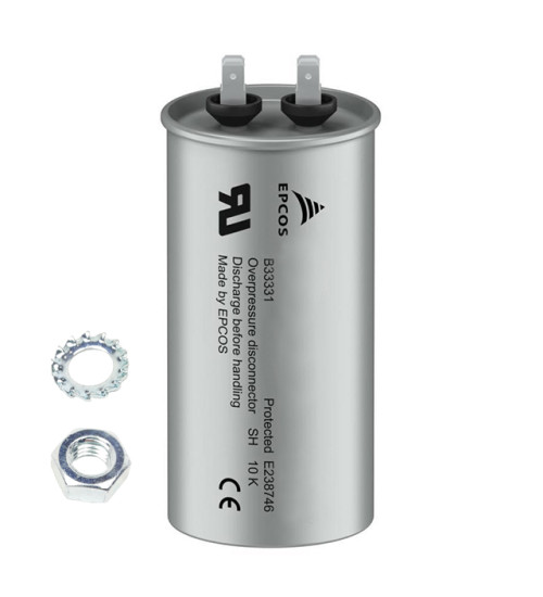 Epcos B32344N4282A40 - PhiCap Normal Duty Round 3x153.5µF 440V 50Hz 28kVAr Three Phase Power Factor Correction Film Capacitor