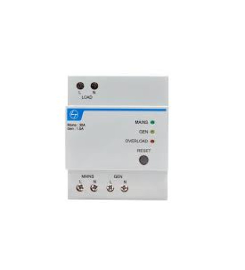 BCL01030010 - 30A/10A, 1PN, 4 Mod, Automatic Changeover Current Limiter - L&T