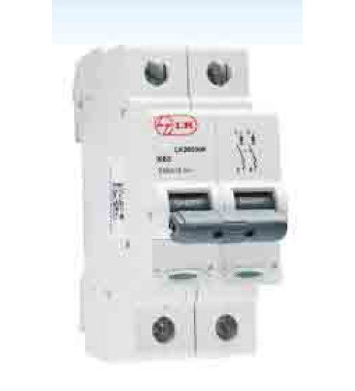 BJ2040DC - 40A 2P 10kA Curve-C Exora DC MCB - L&T