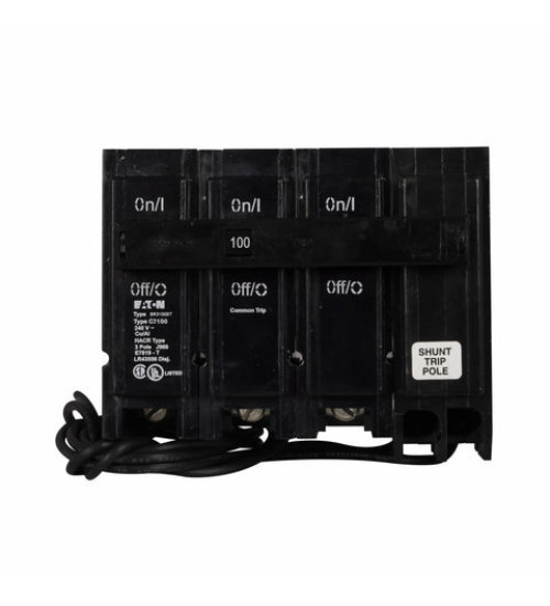 BR3100ST - Eaton Cutler-Hammer 100 Amp 3 Pole 240 Volt Plug-In Molded Case Circuit Breaker
