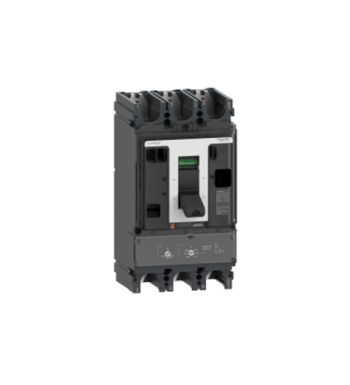C63F3TM500D - Circuit breaker ComPacT NSX500F DC. 36kA at 750 VDC. TM-DC trip unit. 500 A rating. 3 poles - Schneider Electric