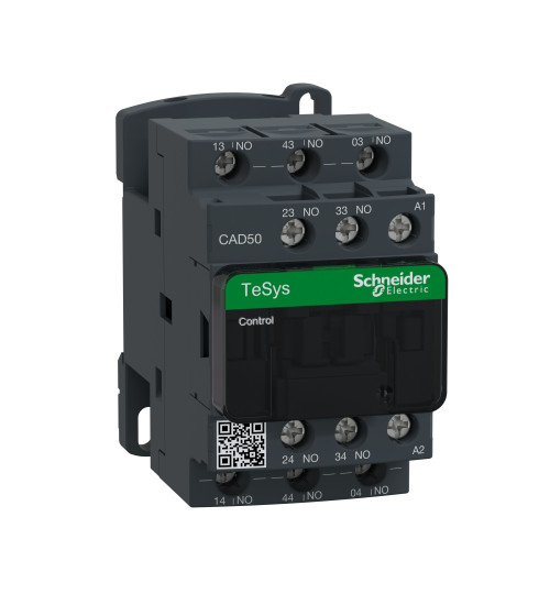 CAD50B7 - TeSys Deca control relay - 5 NO - <= 690 V - 24 V AC standard coil AC Schneider Electric