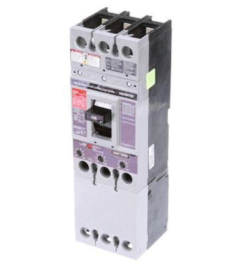 CFD63B100 - LOW VOLTAGE SENTRON MOLDED CASE CIRCUIT BREAKER WITH THERMAL - MAGNETIC TRIP UNIT. STANDARD 40 DEG C BREAKER FD FRAME WITH CURRENT LIMITING BREAKING CAPACITY. MEETS UL 489 / IEC 60947-2 STANDARDS. 100A 3-POLE BREAKER (100KAIC AT 600V) (200KAIC AT 480V). SPECIAL FEATURES: LINE AND LOAD SIDE LUGS (TA1FD350A) WIRE RANGE: 6AWG - 350KCM (CU) / 4AWG - 350KCM (AL). DIMENSIONS (W x H x D) IN: 4.5 x 14.25 x 4. - Siemens