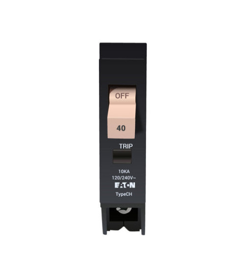 CH140 - Eaton Cutler-Hammer 40 Amp 1 Pole 120 Volt Molded Case Circuit Breaker
