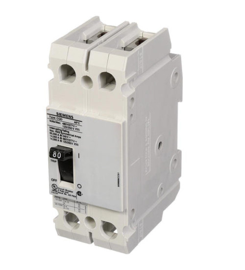 CQD280 - Feed Thru - 80 Amp - 2 Pole - 480 Volt - Siemens