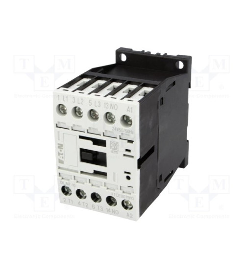 Eaton DILM12-01(276862) - DILM 12A 110/120Vac 5.5kW 3P 1NC Inbuilt Contact Contactor