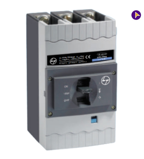 DZ1T0050NXC1A - 50A, 3P, 50kA, MCCB with TM Release, DZ1-160N - L&T