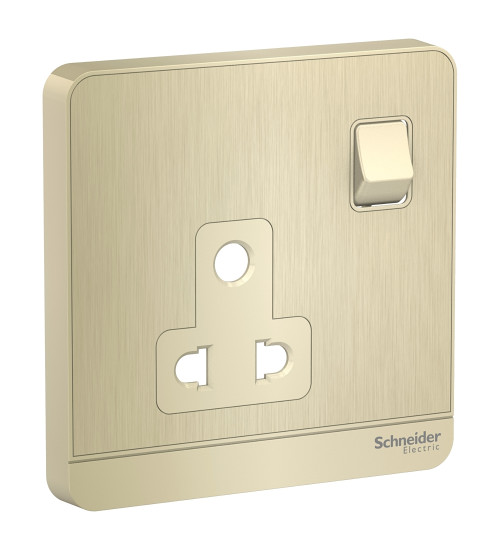 E8315C_6_GH - 6A 2/3 Pin Switched Socket Cover | Schneider Electric