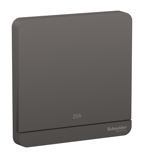 E8331D20N_DG_G8 - AvatarOn, switch, 20A, 250V, 2P, LED, Dark Grey - Schneider Electric