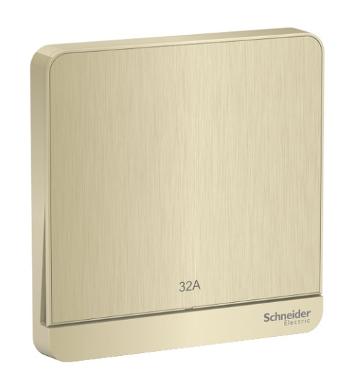E8331D32N_GH_G8 - AvatarOn, switch, 32A, 250V, 2P, LED, Metal Gold Hairline - Schneider Electric