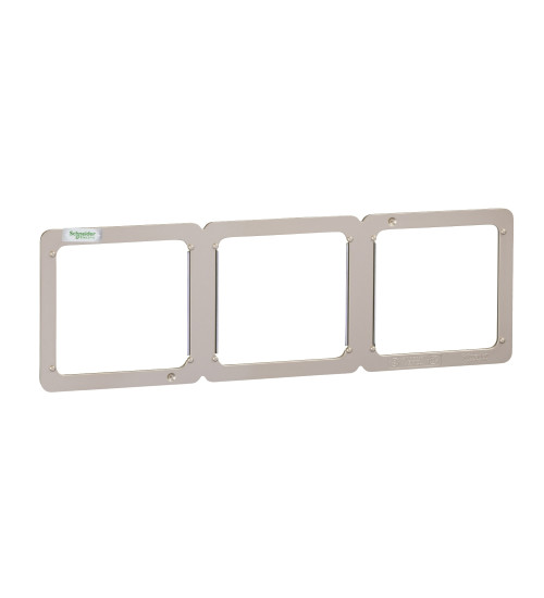 E8331_36_WG - AvatarOn, aligning frame, 3gangs, Wine Gold - Schneider Electric