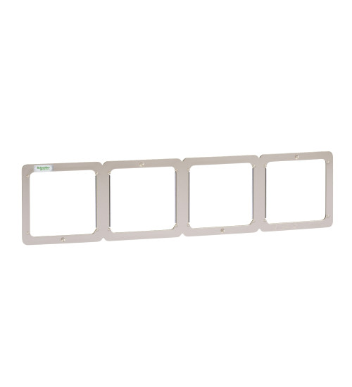E8331_46_WG - AvatarOn, aligning frame, 4gangs, Wine Gold - Schneider Electric